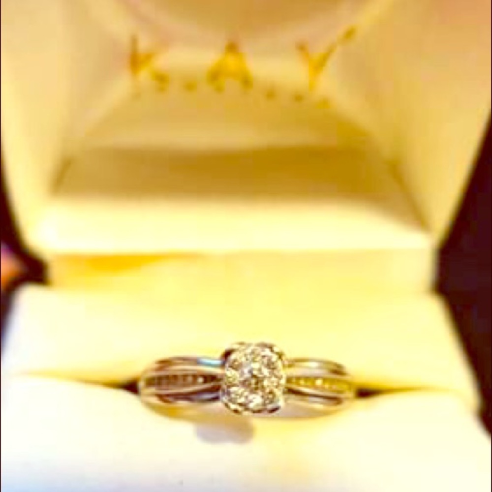 Diamond engagement ring worn less than 6 months.